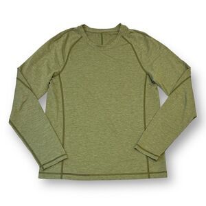 Lululemon 5 Year Basic Green Long Tee Size Small